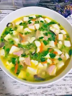 Make Tofu soup step 8