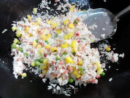 Make Pineapple fried rice step 12