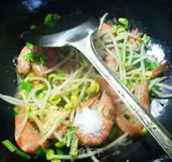 Make Shrimp sprouts step 7