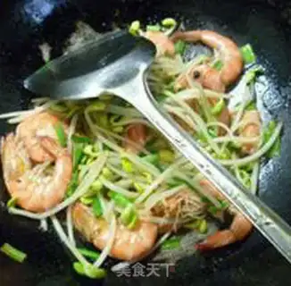 Make Shrimp sprouts step 8