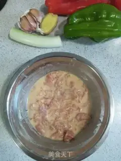 Make Spring fried meat step 4