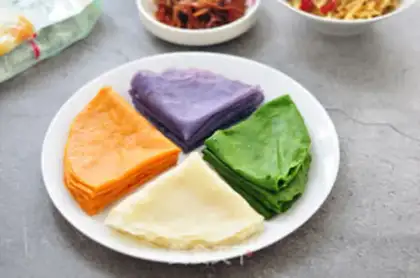 Make Colored pancakes step 7