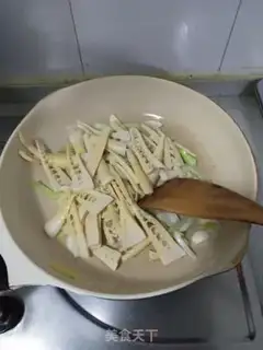 Make Spring fried meat step 9