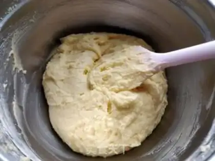 Make Tea and bean pound cake step 4