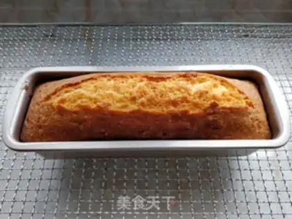 Make Tea and bean pound cake step 9
