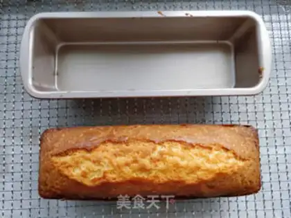 Make Tea and bean pound cake step 10