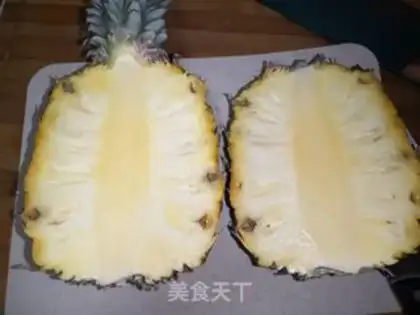 Make Pineapple rice step 0