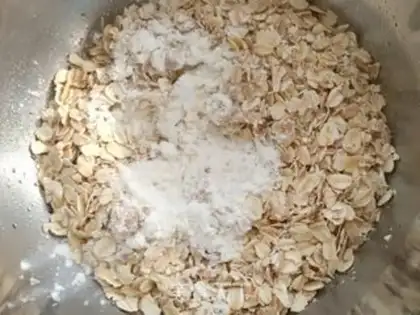 Make Red sugar pecan oats step 2