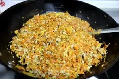 Make Pork carrot bun step 7