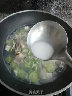 Make Seafood melon tofu soup step 11