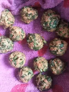 Make Steamed artemisinin balls step 5