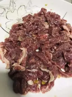 Make Beef silk onions step 2