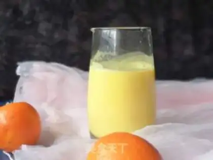 Make Yogurt, orange juice step 5