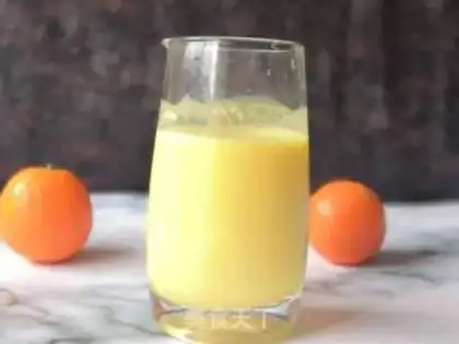 Make Yogurt, orange juice step 8