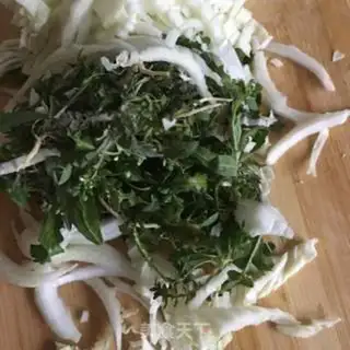 Make "Beding dumplings from the cabbage fan." step 15