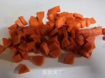 Make Carrot rice congee step 1
