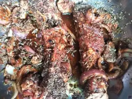 Make The lamb chop step 3