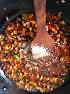 Make Mushroom beef sauce step 9