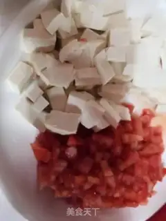 Make Shrimp soup with green tofu tomatoes step 0