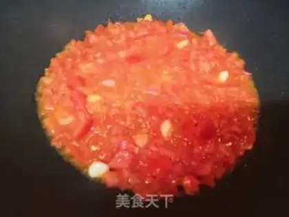 Make Shrimp soup with green tofu tomatoes step 3