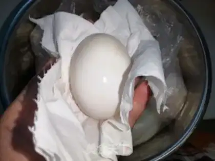 Make Picked duck eggs step 9