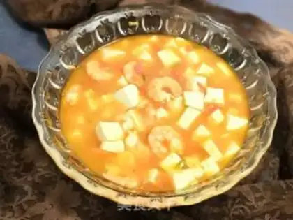 Make Shrimp soup with green tofu tomatoes step 9