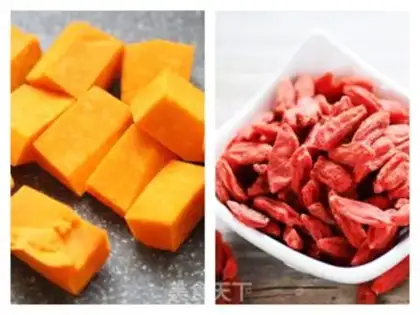 Make Pumpkin greasy rice step 2