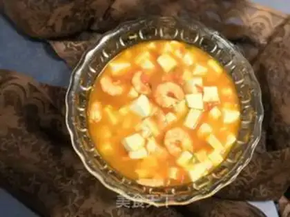 Make Shrimp soup with green tofu tomatoes step 10