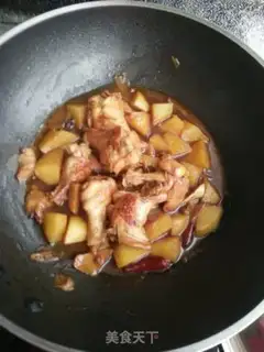 Make Red chicken wings and potatoes step 18