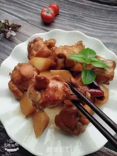 Make Red chicken wings and potatoes step 20