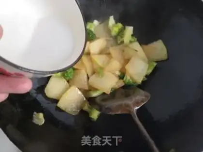 Make Pelican oil, melon orchids step 11