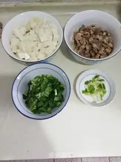 Make Cream and tofu step 1