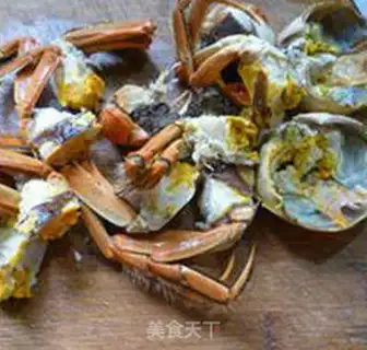 Make Crabs fried potatoes step 5