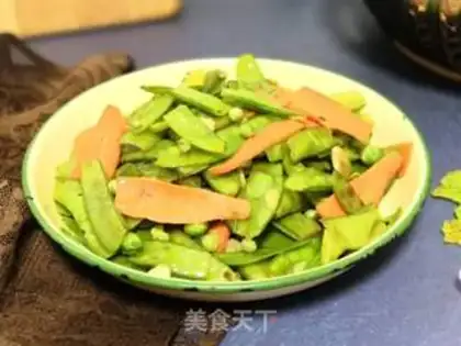 Make Carrot. Dutch beans step 5