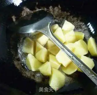 Make Crabs fried potatoes step 6