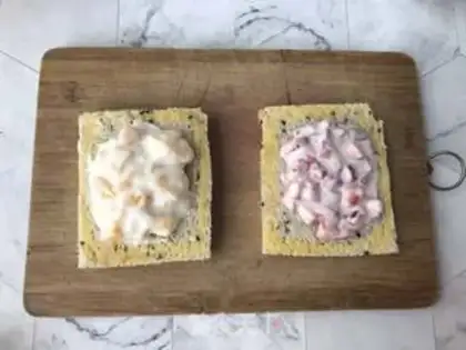 Make Strawberry mango sandwiches step 3