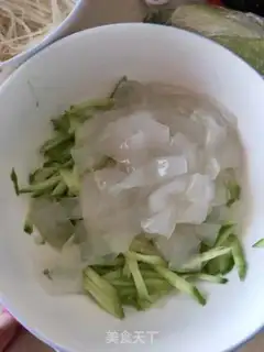 Make The cucumber piping needle mushroom step 4