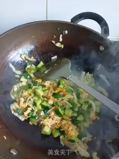 Make Egg fried rice step 5