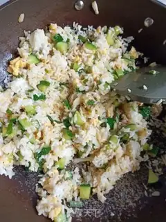 Make Egg fried rice step 6