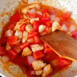 Make Tomato chicken step 2