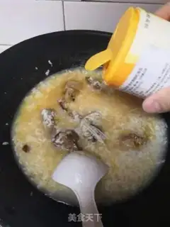 Make Duck rice congee step 4