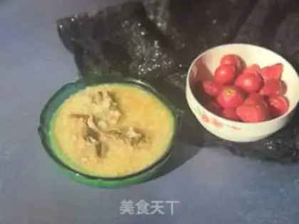 Make Duck rice congee step 7