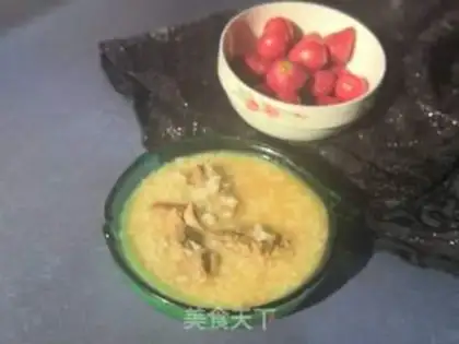 Make Duck rice congee step 8