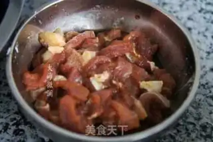 Make Crab rice powder step 2