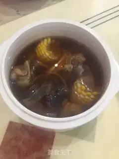 Make Tea mushroom corn corset soup step 6