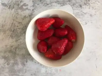 Make Tea strawberry Dafu step 3