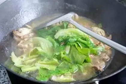 Make Crab rice powder step 8