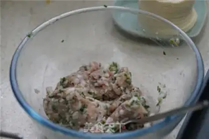 Make ♪ Onion fresh meat fried dumplings step 2
