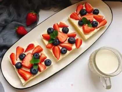 Make Fruit sandwich step 8