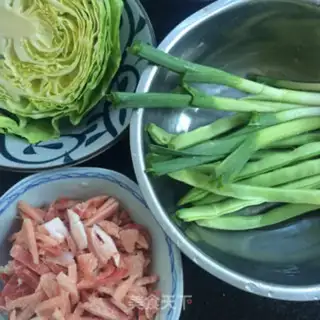 Make Scrambled bean bean swirl step 1